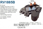 Щетки генератора UTM RV1885B